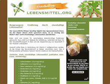 Tablet Screenshot of eisenhaltigelebensmittel.org